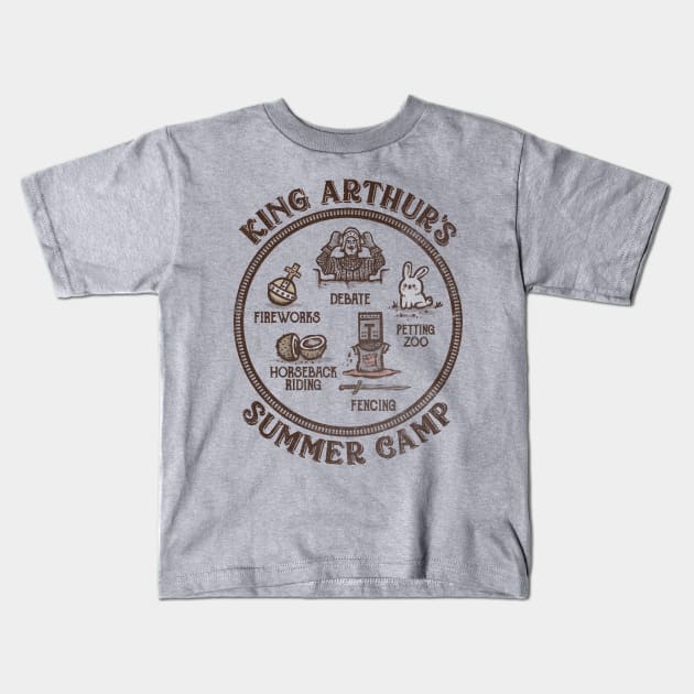 King Arthur's Summer Camp Kids T-Shirt by kg07_shirts